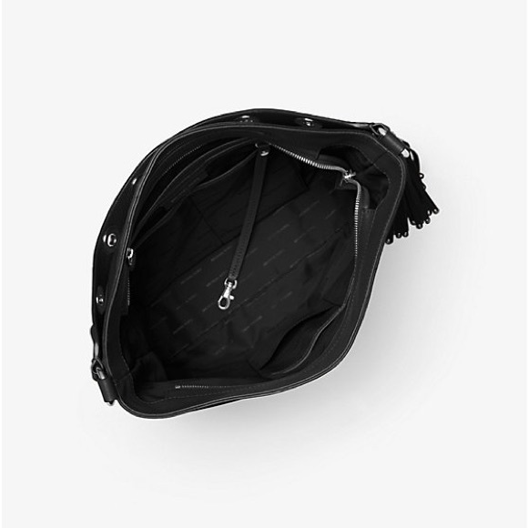 Brooklyn Large Leather Shoulder Bag. - Picture 4 of 10